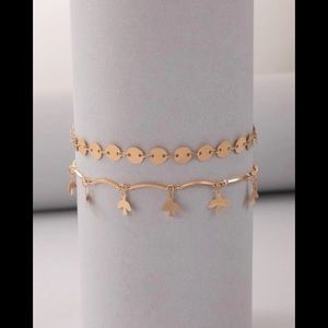 Gold, Dove, Charmed Anklet